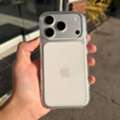 SAR 4900,  IPhone 17pro Max 256Gb Silver Color Neat & Clean With 100% Battery Box And Cable