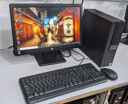 Manama, Computers, BHD 98,  Dell Core I7 7th Gen Computer 19" Monitor 8GB RAM SSD M.2 35x Fast WIN 11Pro/MS Office