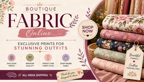 Jaipur, Clothing & Accessories, Boutique Fabric Online: Exclusive Prints For Stunning Outfits