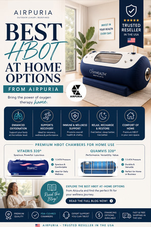 Chicago, Health & Beauty Items, BEST HBOT At Home Options From Airpuria 💨 OXYGENATE. RECOVER. THRIVE. 💨