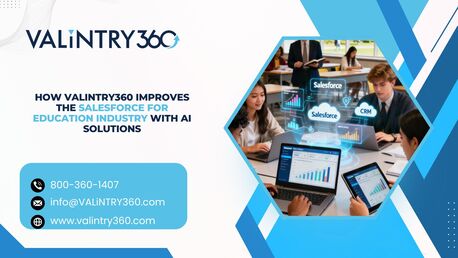 New York, Software Development, How VALiNTRY360 Improves The Salesforce For Education Industry With AI Solutions