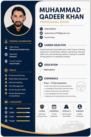 Dammam, Job Seekers, Driver