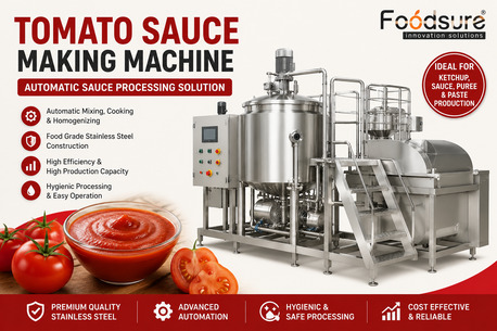 Mumbai, Wholesale Products, Tomato Sauce Making Machine Price In India | Automatic Sauce Processing Machine