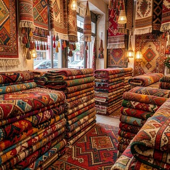 New Delhi, Household Items, Jansons Carpets Presents Handmade Kashmir Silk Carpets In Delhi With Luxurious Elegance