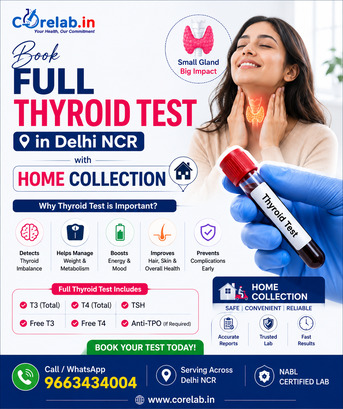 New Delhi, Health, Book Full Thyroid Test In Delhi NCR With Home Collection