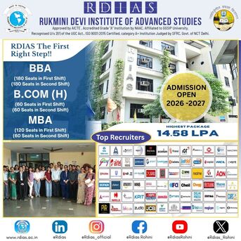 Rohini, Education, One Of The Top BBA Colleges Of IP University In Delhi NCR - RDIAS