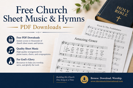 New York, Musical Instruments, Free Church Sheet Music & Hymns PDF Downloads | Sheet Music International