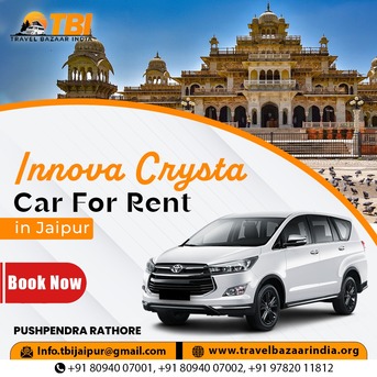 Jaipur, Travel, Book Innova Crysta Car Hire In Jaipur With Driver