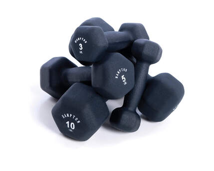New York, Tools, Hampton Neo-Hex Ergonomic Aerobic Dumbbell Pairs