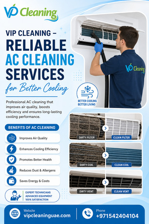 Dubai, Cleaning, VIP Cleaning &ndash; Trusted AC Duct Cleaning Company In Dubai
