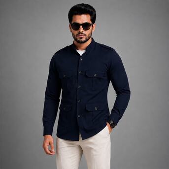 Lucknow, Clothing & Accessories, INR 1899,  Premium Cotton Twill Hunter Shirt For Men