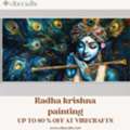 INR 2600,  Beautiful Radha Krishna Painting For Elegant Home D&eacute;cor
