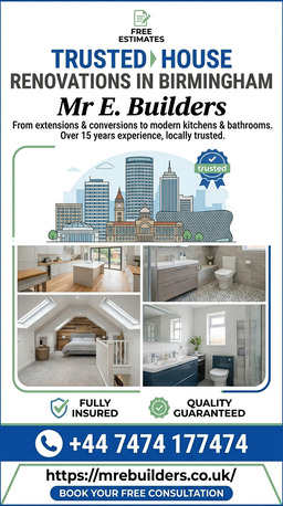 Birmingham, Construction, Trusted House Renovations In Birmingham &ndash; Mr E. Builders