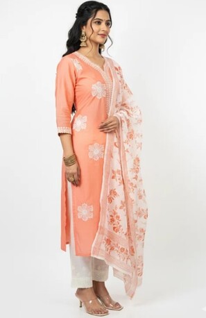 New Delhi, Clothing & Accessories, INR 2199,  Buy Stylish Co-Ord Sets For Women Online In India | Peach Floral Rs. 2199