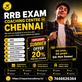 Chennai, Education, Best RRB Coaching Centre In Chennai &ndash; R Square Academy