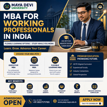 Noida, Education, MBA For Working Professionals In India | Flexible Learning Options