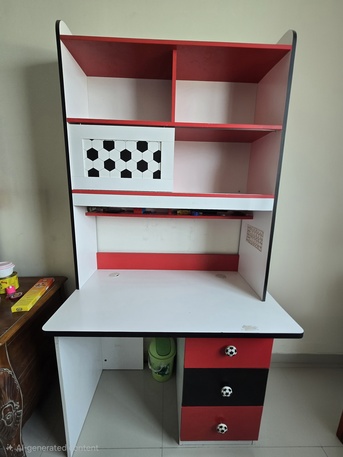 Zinj, Furniture, BHD 30,  Studay Table With Racks, Study Desk And Chair
