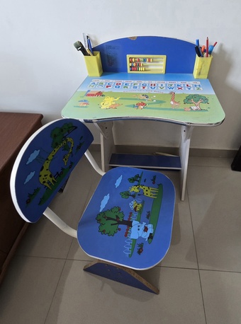 Zinj, Furniture, BHD 30,  Studay Table With Racks, Study Desk And Chair