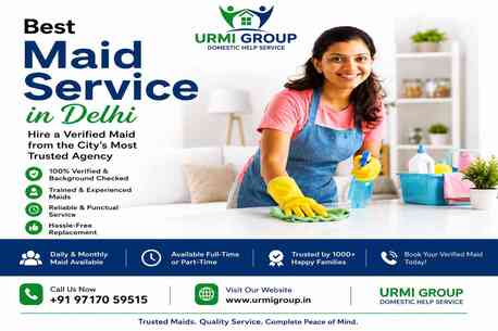 New Delhi, Creative, SEO Title: Best Maid Service In Delhi For Trusted Home Assistance | Urmi Group
