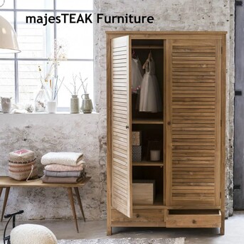 Kuala Lumpur, Furniture, MYR 4200,  Teak Wardrobe Walter -TW 001