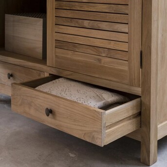 Kuala Lumpur, Furniture, MYR 4200,  Teak Wardrobe Walter -TW 001
