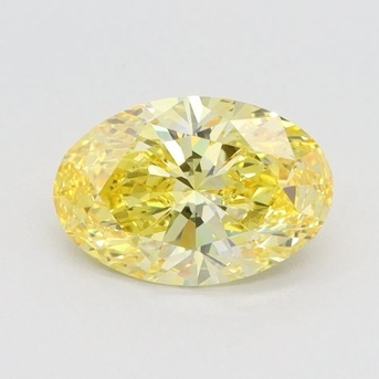 New York, Jewelry, USD 1797,  Get Lab Grown Yellow Diamonds Fancy Vivid Yellow Oval Diamond
