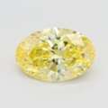 USD 1797,  Get Lab Grown Yellow Diamonds Fancy Vivid Yellow Oval Diamond