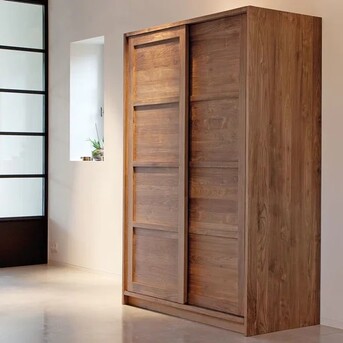 Kuala Lumpur, Furniture, MYR 4000,  Teak Wood Wardrobe &ndash; 2 Door