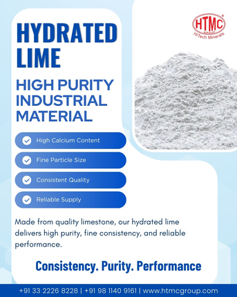 Jaipur, Materials, Hydrated Lime Manufacturers & Suppliers In India For Industrial