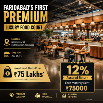 Faridabad, Shops, INR 6000000,  300 Sq. Feet,  Bhumika The Icon &ndash; Premium Commercial Investment Opportunity In Sector 27A, Faridabad