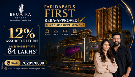 Faridabad, Shops, INR 6000000,  300 Sq. Feet,  Bhumika The Icon &ndash; Premium Commercial Investment Opportunity In Sector 27A, Faridabad