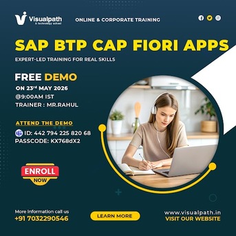 Hyderabad, Lessons Offered, Free SAP BTP CAP Fiori Apps Demo Session Online