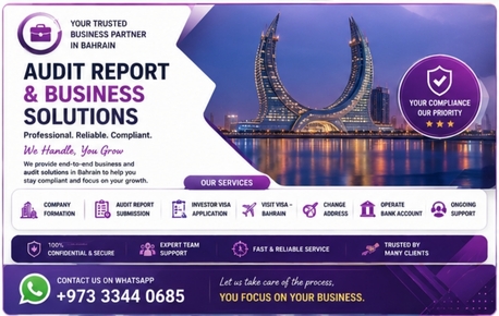 Manama, Business, Smart Consultancy & Audit Report In Bahrain