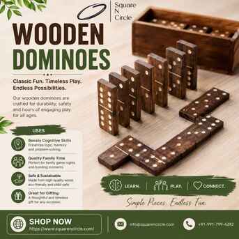 Lucknow, Wholesale Products, Premium Wooden Dominoes Suppliers In India