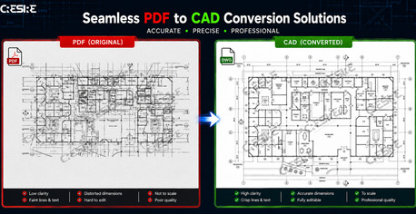 Chicago, Construction, Seamless PDF To CAD Conversion Solutions