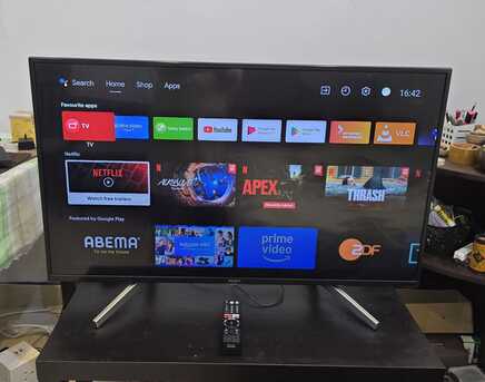 Riyadh, Electronics, SAR 800,  SONY, BRAVIA, 4K-HDR, LCD, Android/Smart TV 43 INCH (Built-in Chrome Cast)