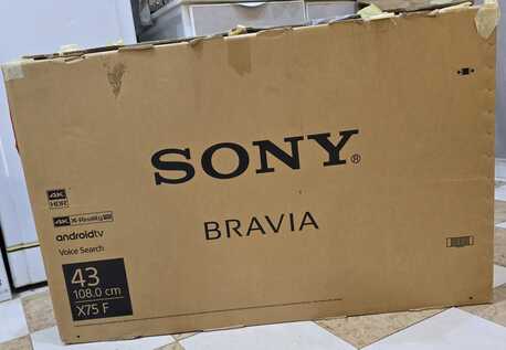 Riyadh, Electronics, SAR 800,  SONY, BRAVIA, 4K-HDR, LCD, Android/Smart TV 43 INCH (Built-in Chrome Cast)