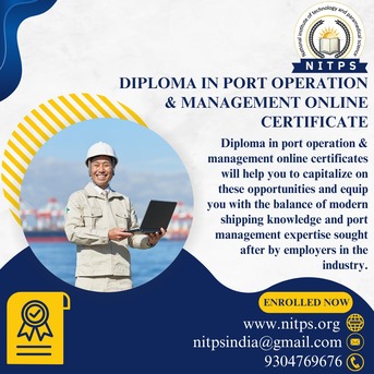 Ranchi, Education, Diploma In Port Operation Management Course | NITPS Maritime & Logistics Training