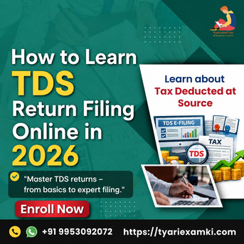 New Delhi, Lessons Offered, How To Learn TDS Return Filing Online In 2026