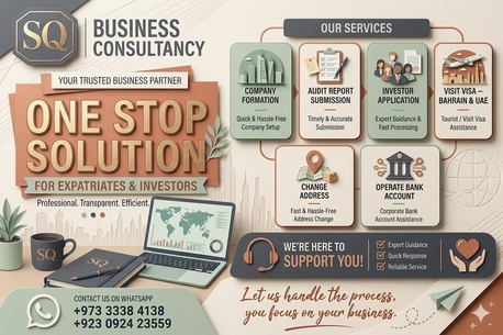 Manama, Business, Consultancy To Business Setup, Bahrain