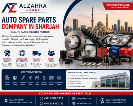 Sharjah, Auto Parts, Leading Auto Spare Parts Shop In Sharjah