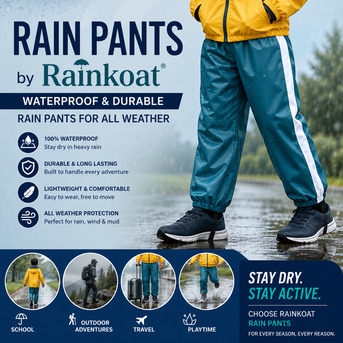 Brisbane, Clothing & Accessories, Rain Pants By Rainkoat &ndash; Waterproof & Durable Rain Pants For All Weather