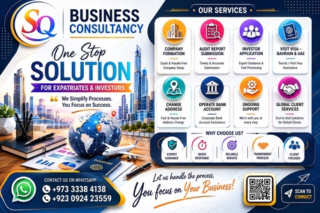Manama, Business, Business Services Designed Around You, Bahrain