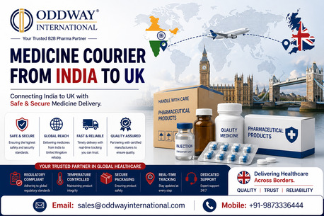 London, Businesses For Sale, Medicine Courier From India To UK | Fast Delivery - Oddway