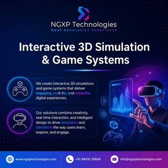 Kerala, Software Development, Next-Gen Interactive 3D Simulation & Game Systems | NGXP