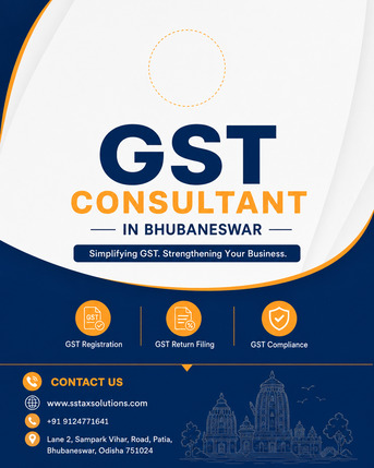 Bhubaneswar, Financial, GST Consultant In Bhubaneswar
