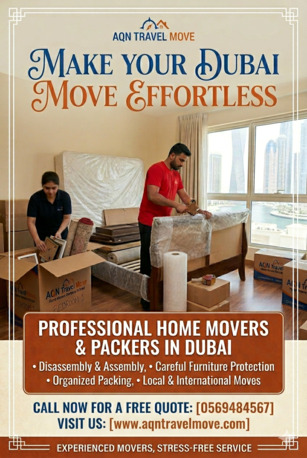 Dubai, Relocation, AQN Travel Movers In Dubai, Furniture Movers In Dubai, Movers And Packers