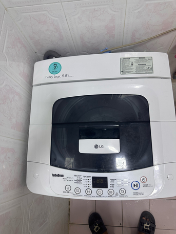 Al Tubaishi, Appliances, SAR 450,  WASHING MACHINE LG FULLY AUTOMATED TURBO DRUM SINGLE HAND USE 1 And Half Used