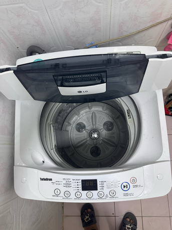 Al Tubaishi, Appliances, SAR 450,  WASHING MACHINE LG FULLY AUTOMATED TURBO DRUM SINGLE HAND USE 1 And Half Used
