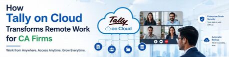 Noida, Computer, How Tally On Cloud Transforms Remote Work For CA Firms
